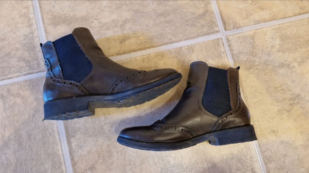 Schöne Stiefelette. Chelsea Boots. Leder. Größe 39. 