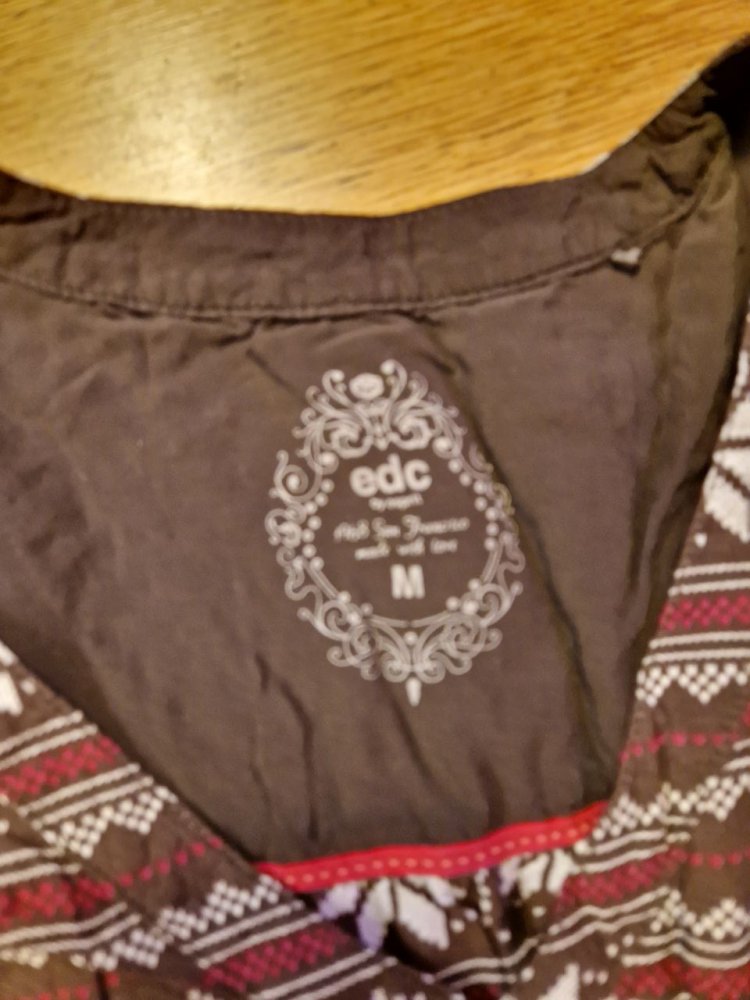  EDC by Esprit.  Elegante Bluse - Tunika. Größe M.