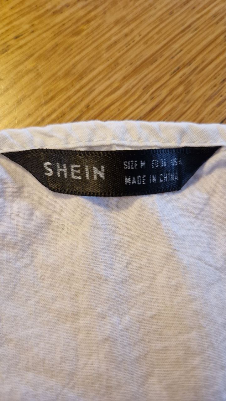 Shein. Weiße Bluse - Top. Baumwolle.  Größe M ( 38 ).