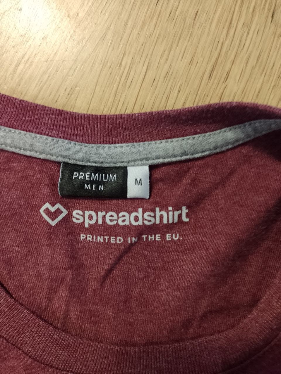 Spreadshirt. Bequemes T-Shirt. Baumwolle. Größe M. 