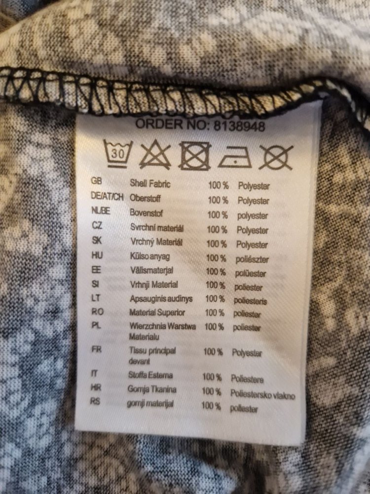 Flame. Elegante schwarze Bluse - Top- Tunika.  Größe L/XL. 
