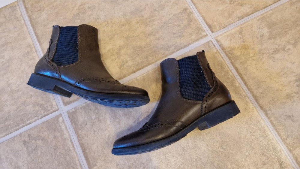 Schöne Stiefelette. Chelsea Boots. Leder. Größe 39. 