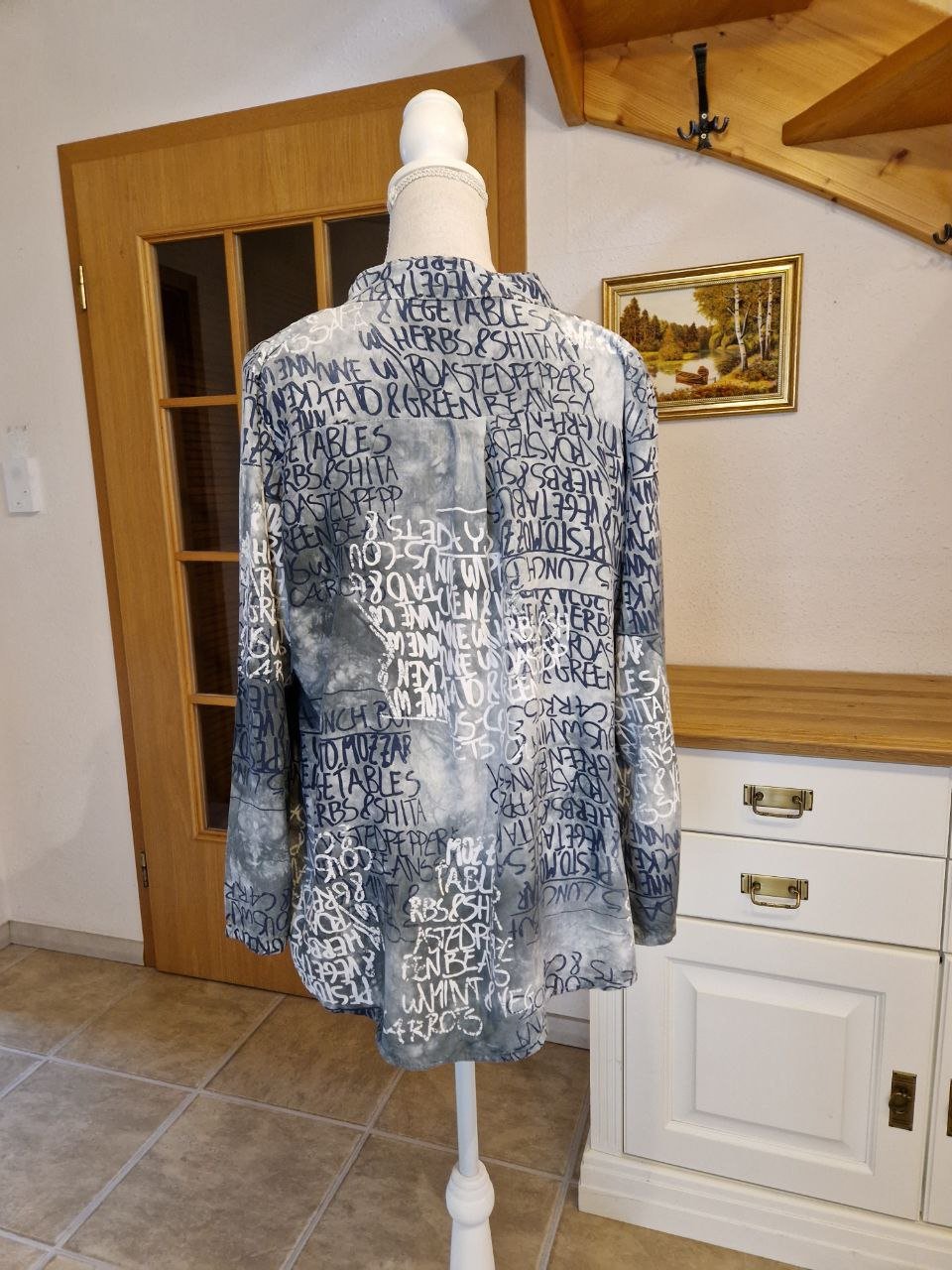  T-Shirt - Bluse -Tunika .  Baumwolle + Elastan.  Größe XL- XXL.