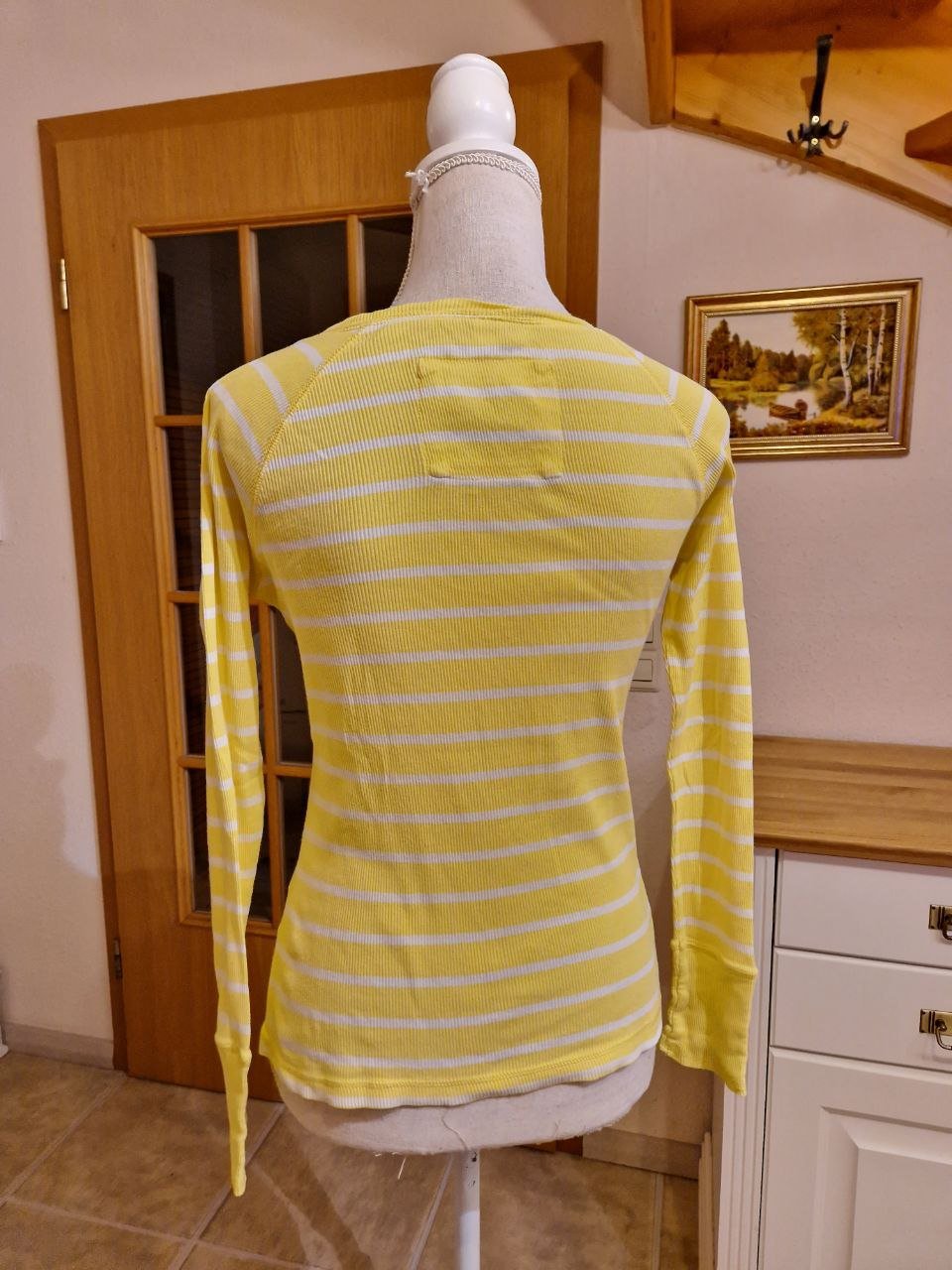 Reject.  Schönes T-shirt - Strick.  Große 38.  Baumwolle.