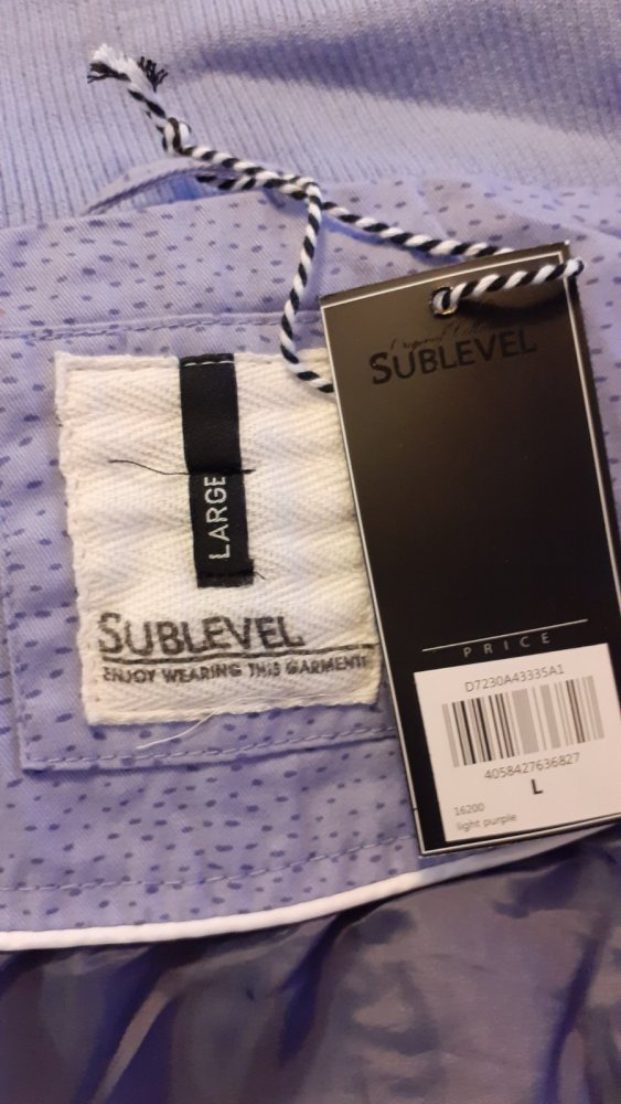 Sublevel. Schöne praktische Jacke. Jacket & Coat . Größe L