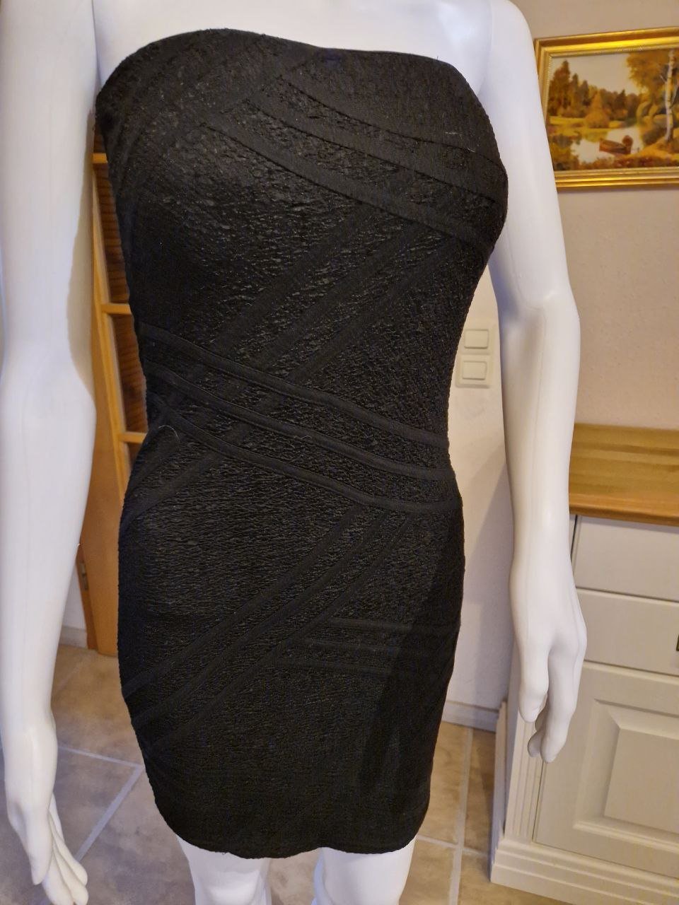 Tally Weijl.  Schönes Sommerkleid.  Schwarzes Partykleid.  Große 38.