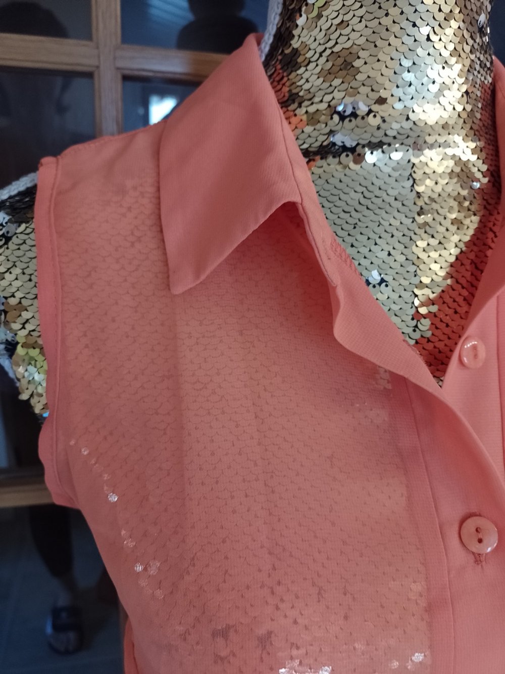 Melrose. Bequemes Hemd - Bluse -Tunika -Top . Polyester. Größe S. 