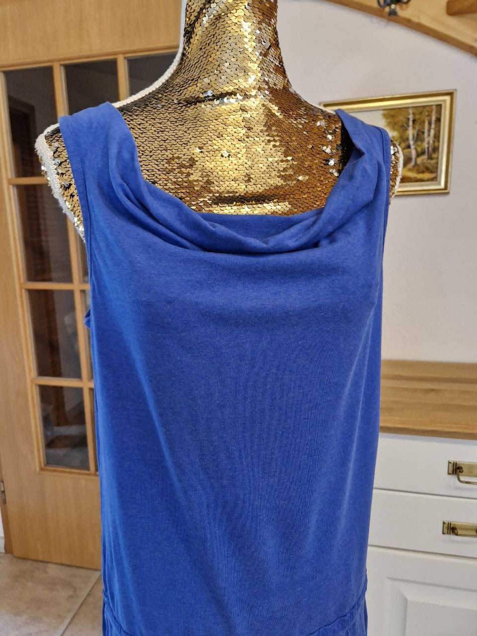 Esmara. Schönes Sommerkleid.  Große 40/42 ( M ).  Baumwolle + Modal. 