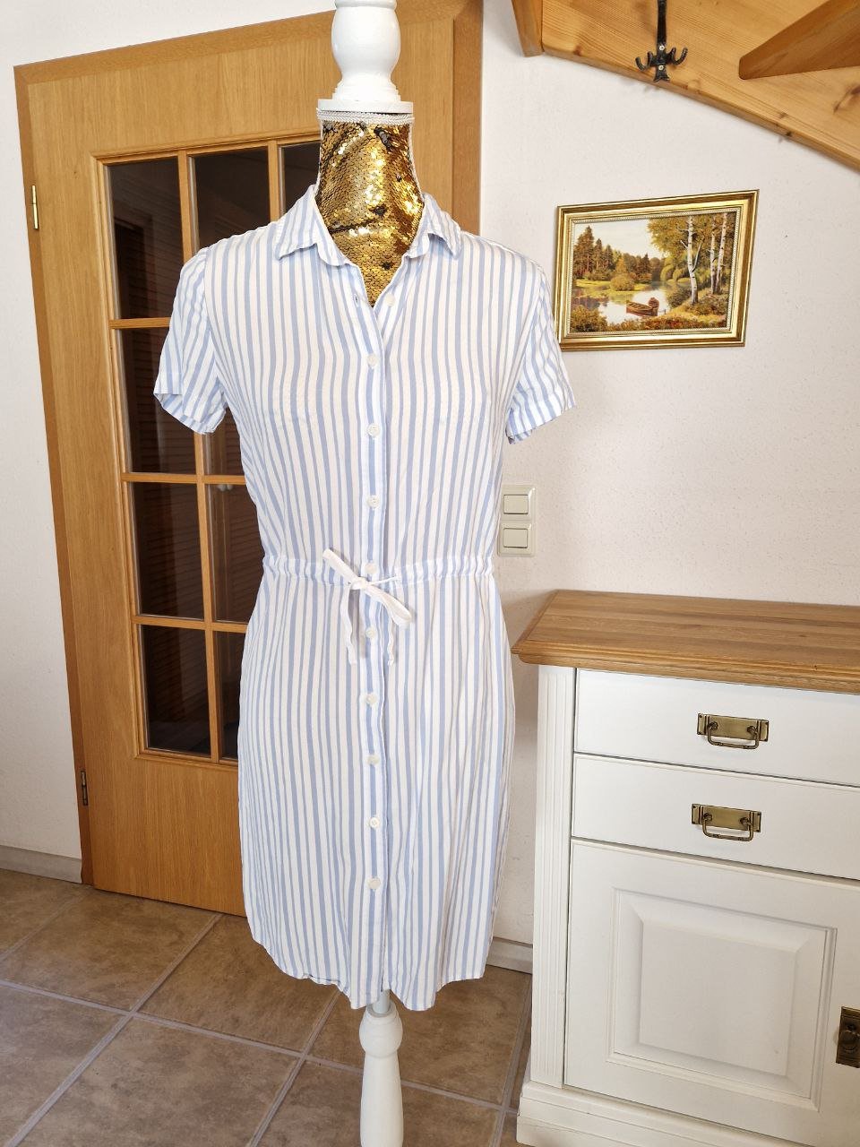 Colin's.   Schönes leichtes Sommerkleid.  Baumwolle + Viskose. Große S.