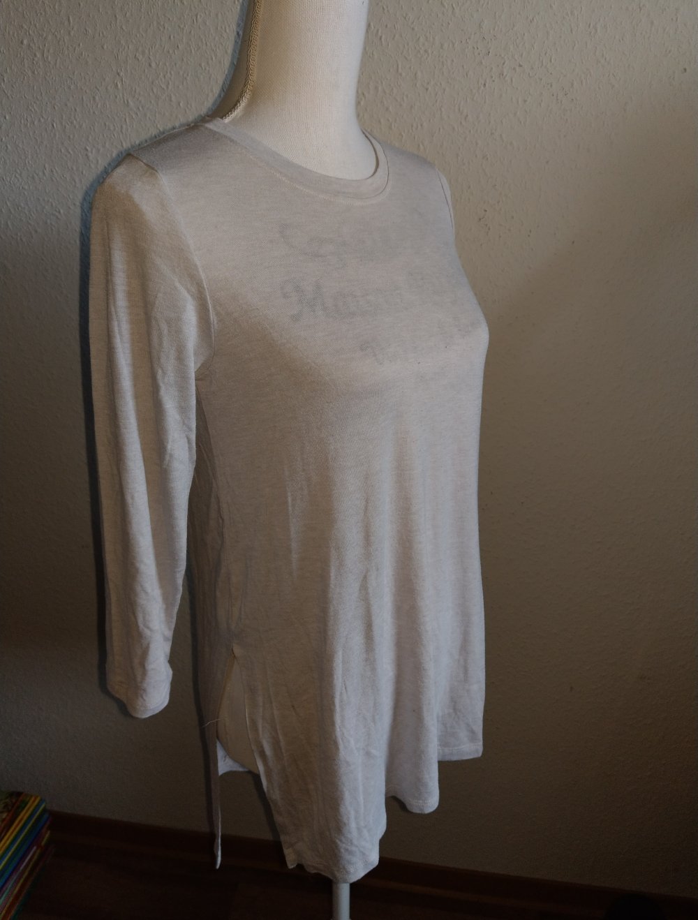 Langer dünner Pullover/Kleid in XS