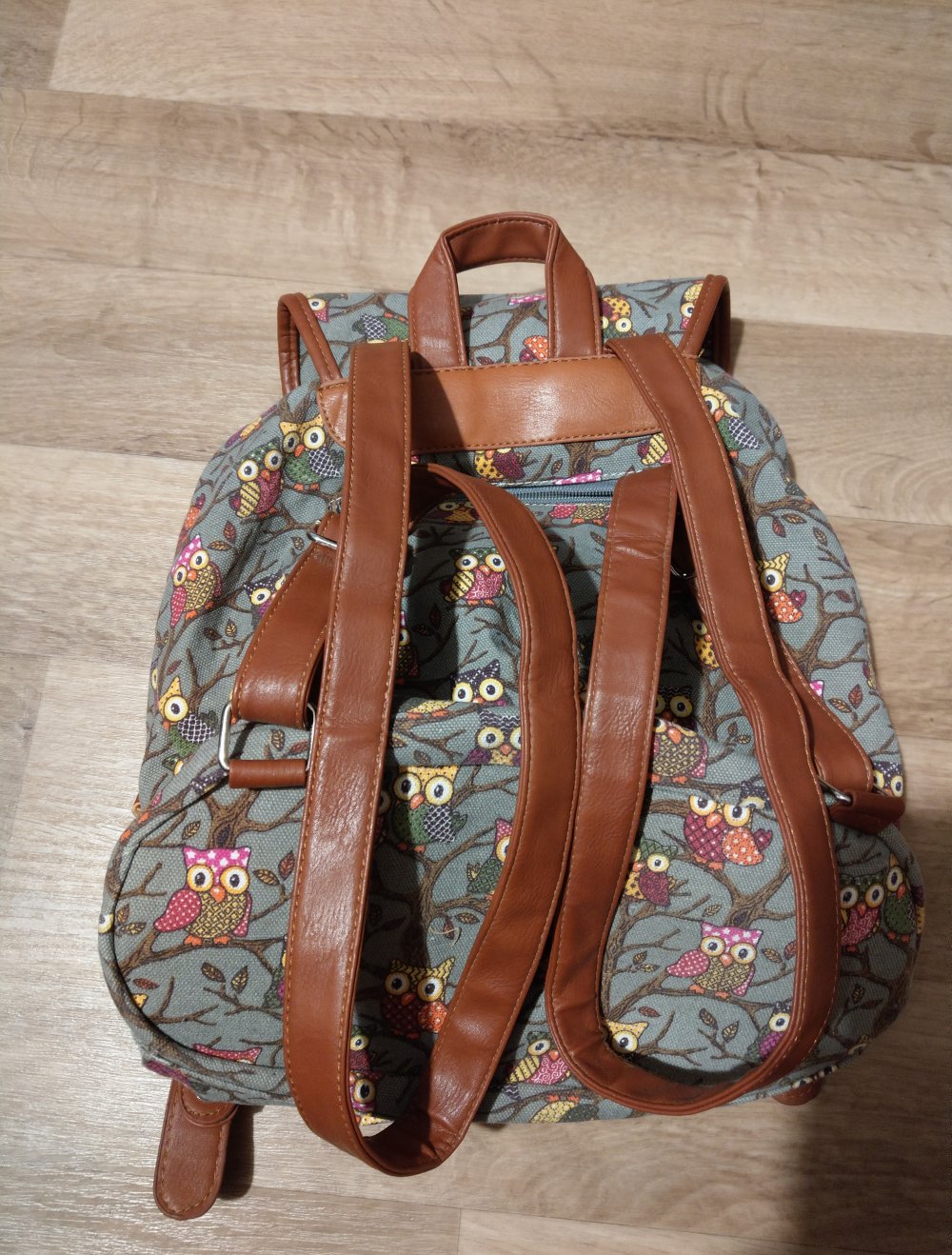 Rucksack mit Eulenmuster