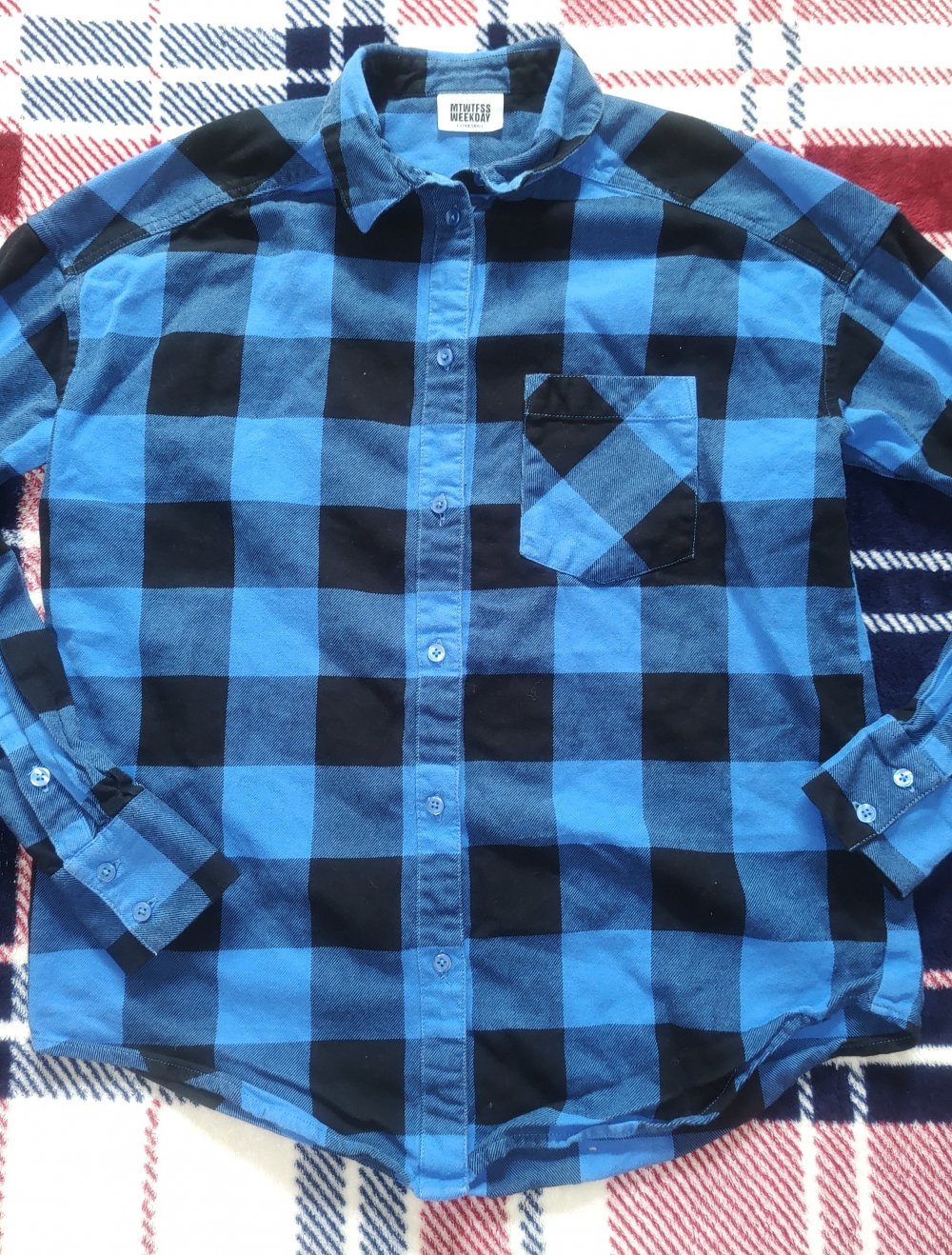 Langarmhemd in Extra Small