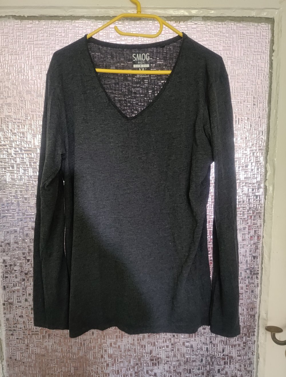 Herren Langarmshirt in M Slim Fit