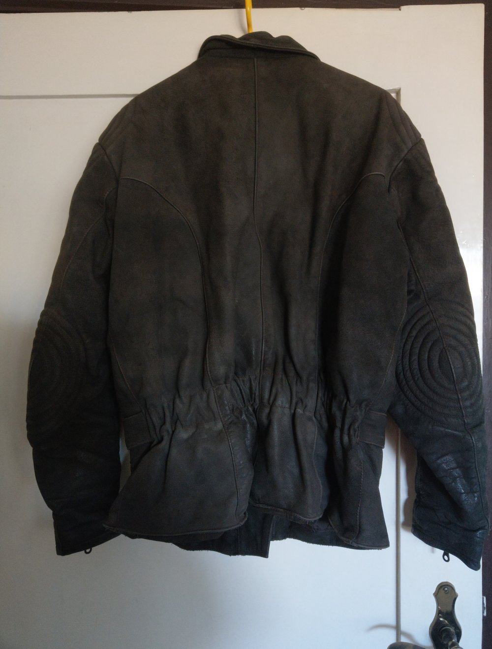 Frauen Biker Echt Lederjacke in 42