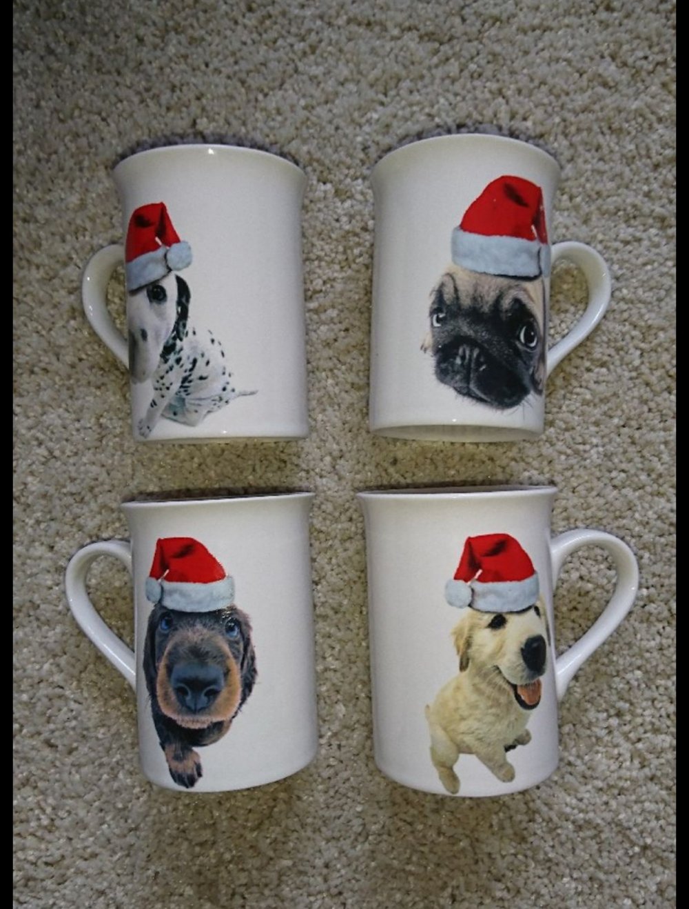 Weihnachtstassen Hunde Kaffeetassen