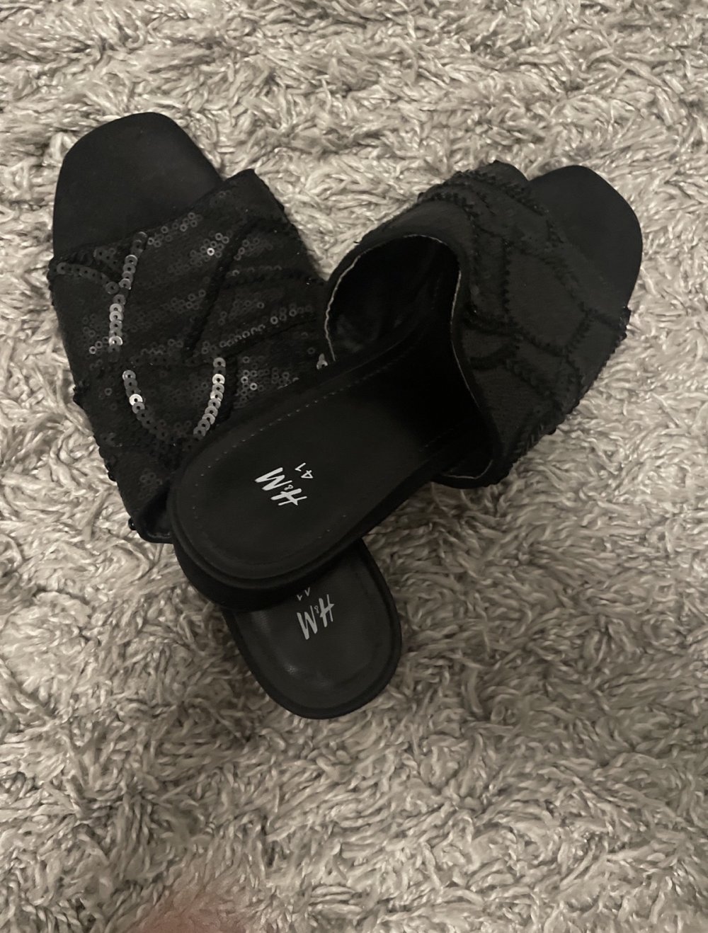Damen Sandalen mit Glitzer