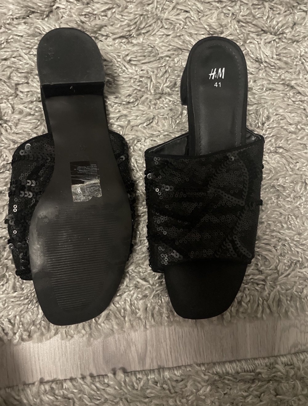 Damen Sandalen mit Glitzer