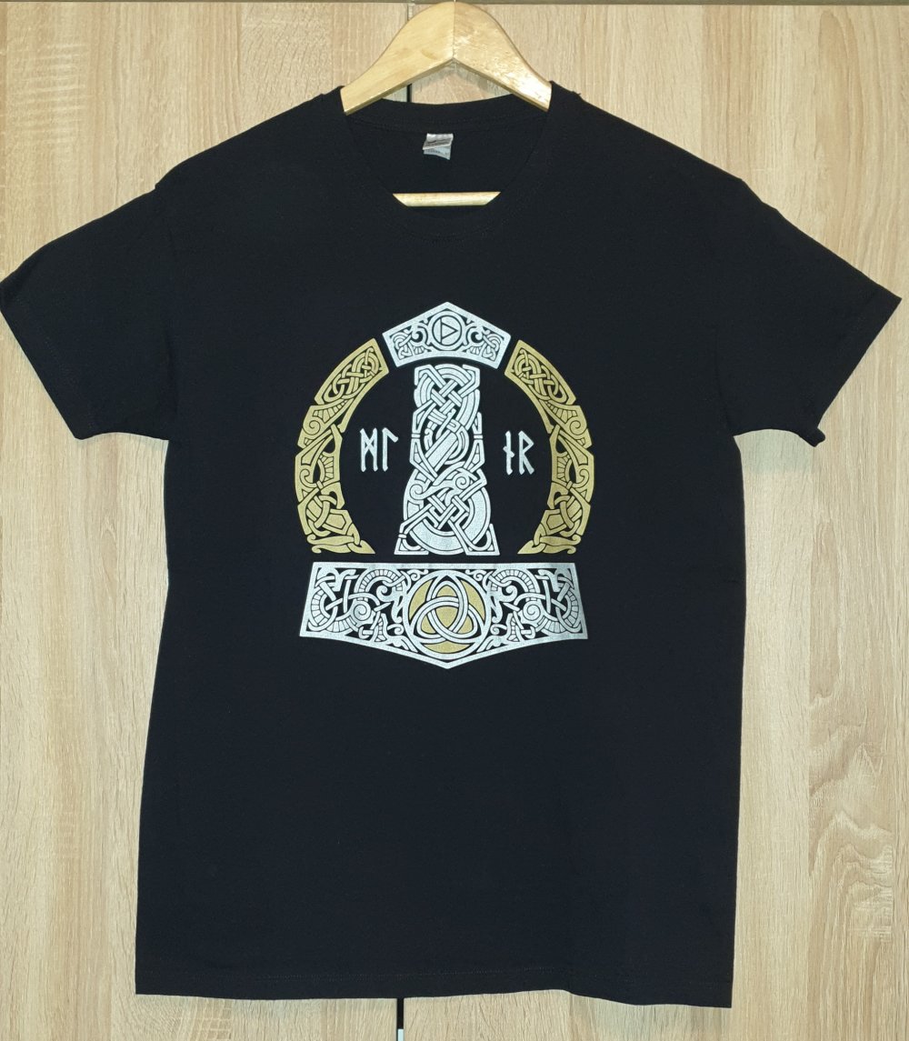  Wikinger Runen Vikings T-Shirt Herren schwarz Gr. S -NEU-