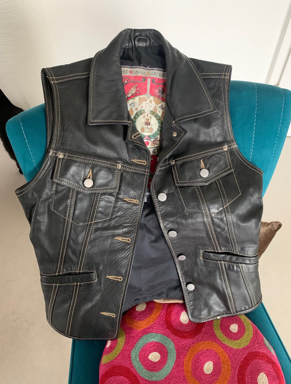Ledergilet