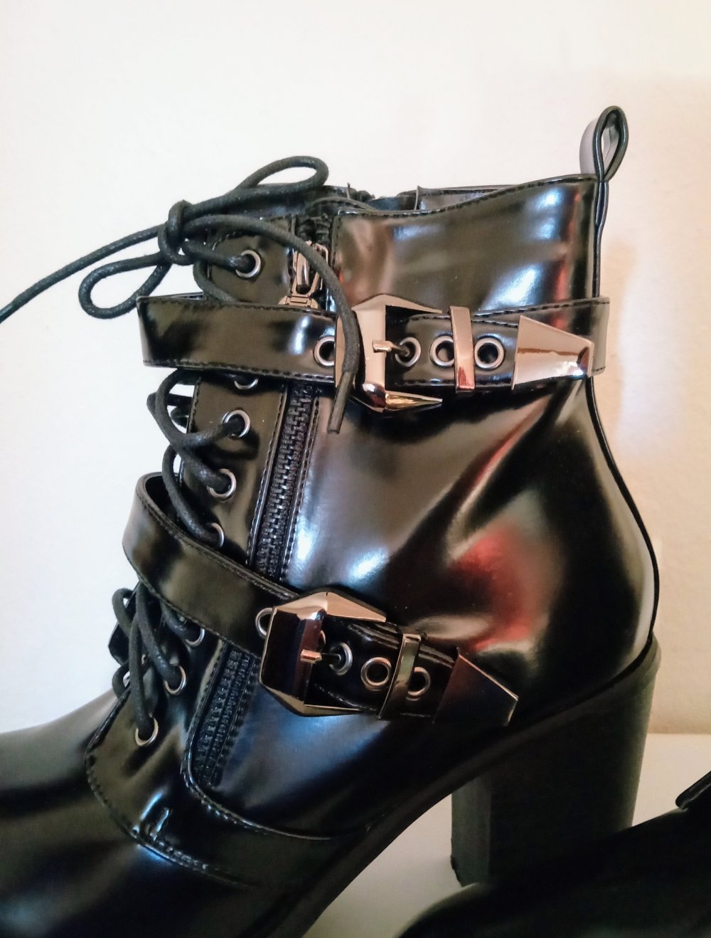 Abloom Stiefeletten schwarz in Größe 38