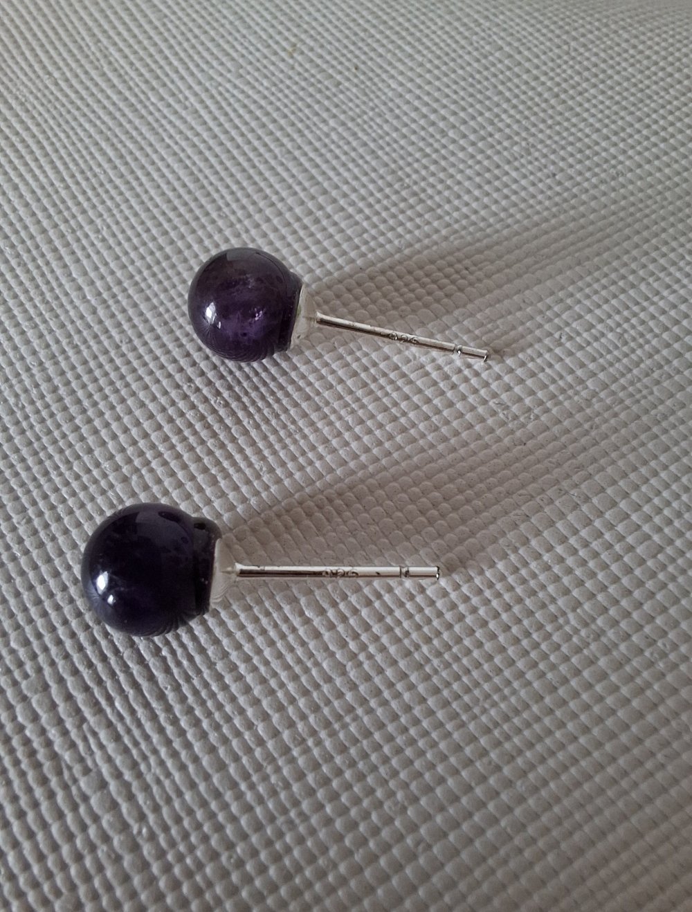 Amethyst Ohrstecker 925