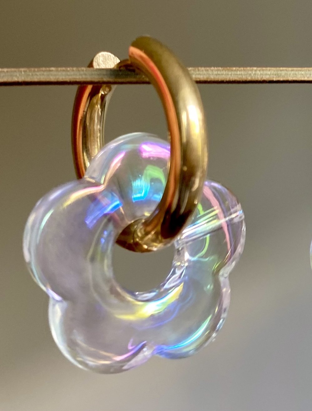 Chunky Edelstahl Hoops Ohrringe - Vanila Ice
