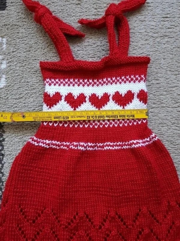 Mädchen Strickkleid (56)