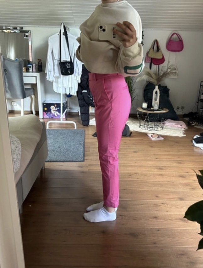 Pinke Anzugshose