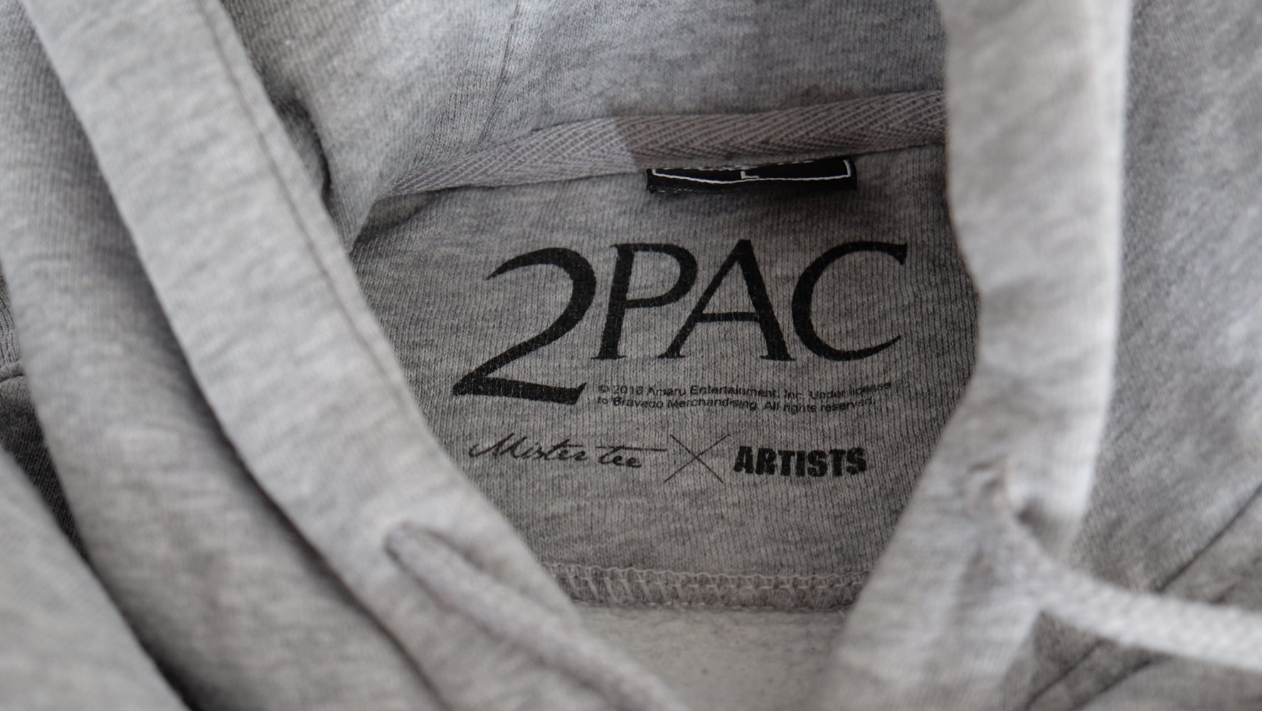 grauer Kapuzenpullover (unisex), 2 PAC-Edition