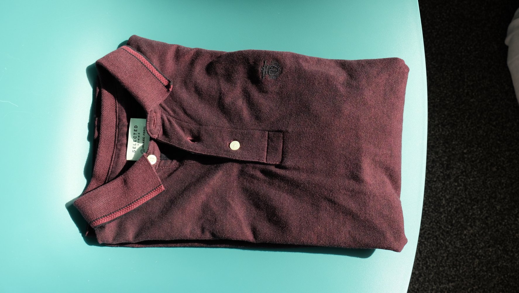 Selected Poloshirt Herren (dunkelrot)