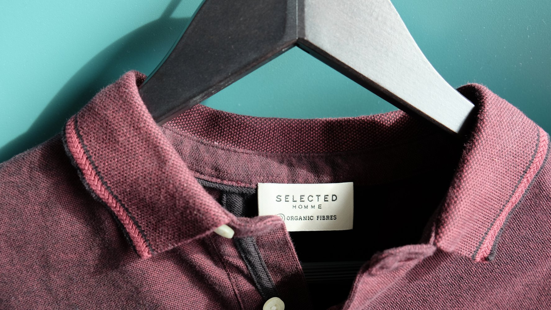 Selected Poloshirt Herren (dunkelrot)