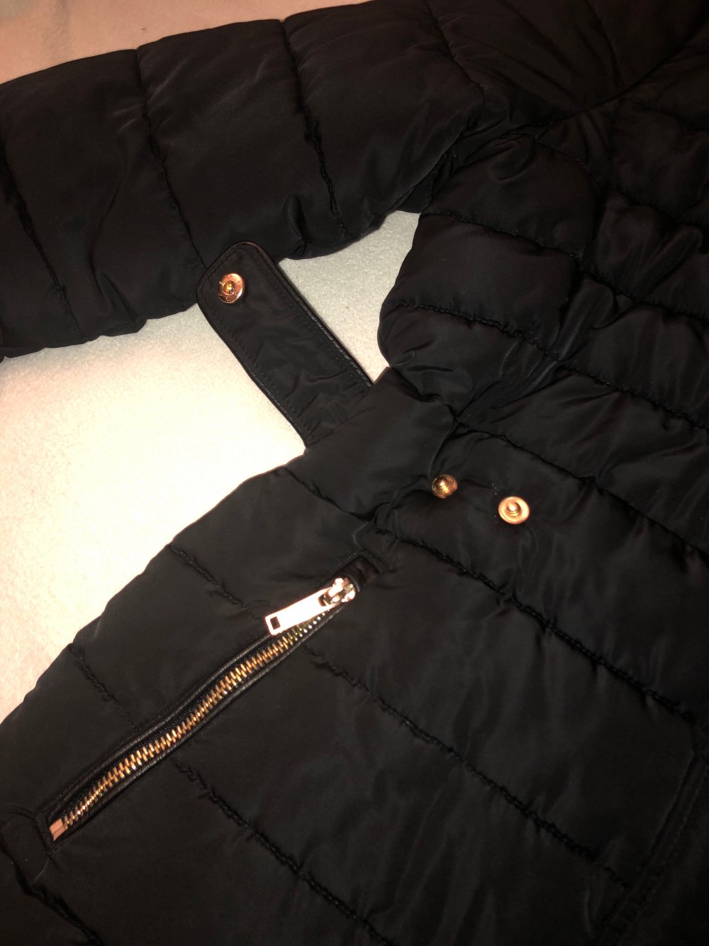 Schwarze Winterjacke C&A