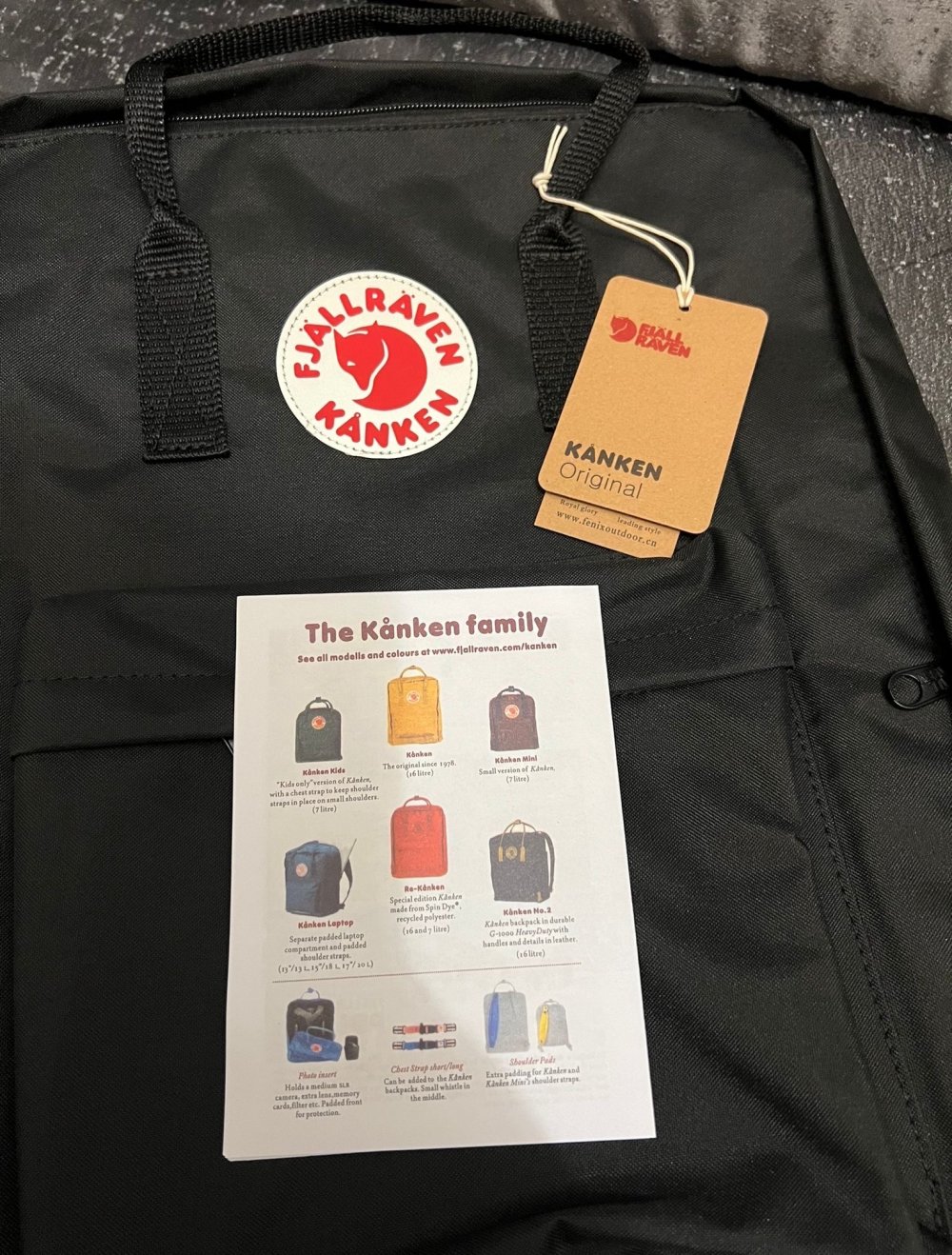 Fjällräven Rucksack Schwarz
