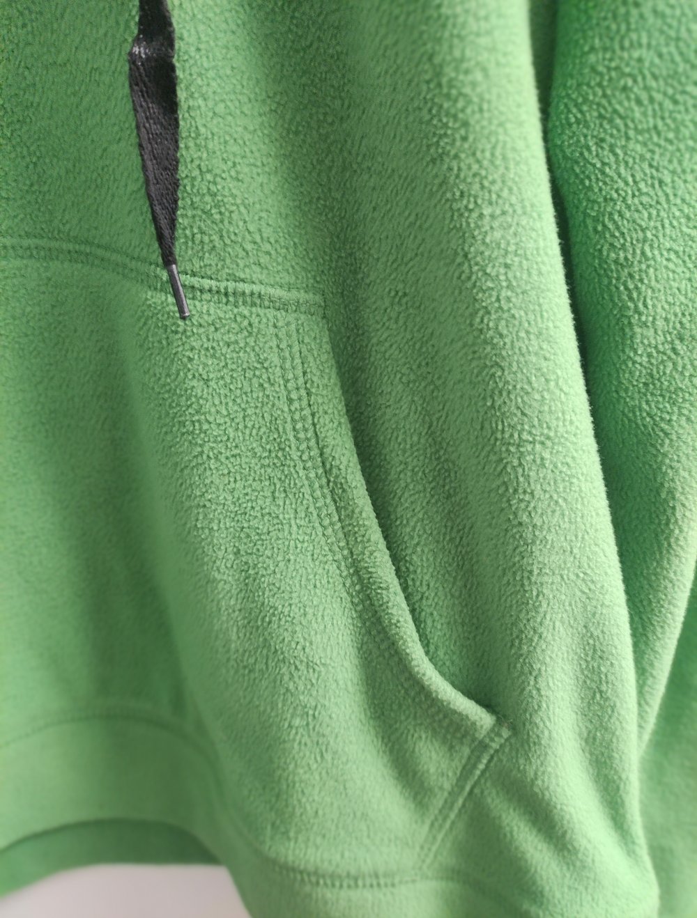 grüner fleechoodie Damen
