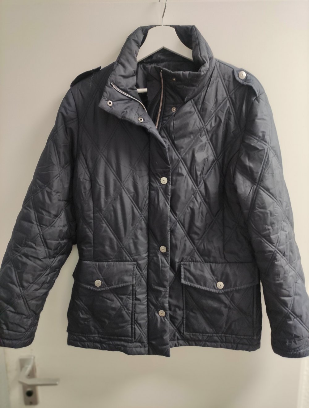 Steppjacke dunkelblau