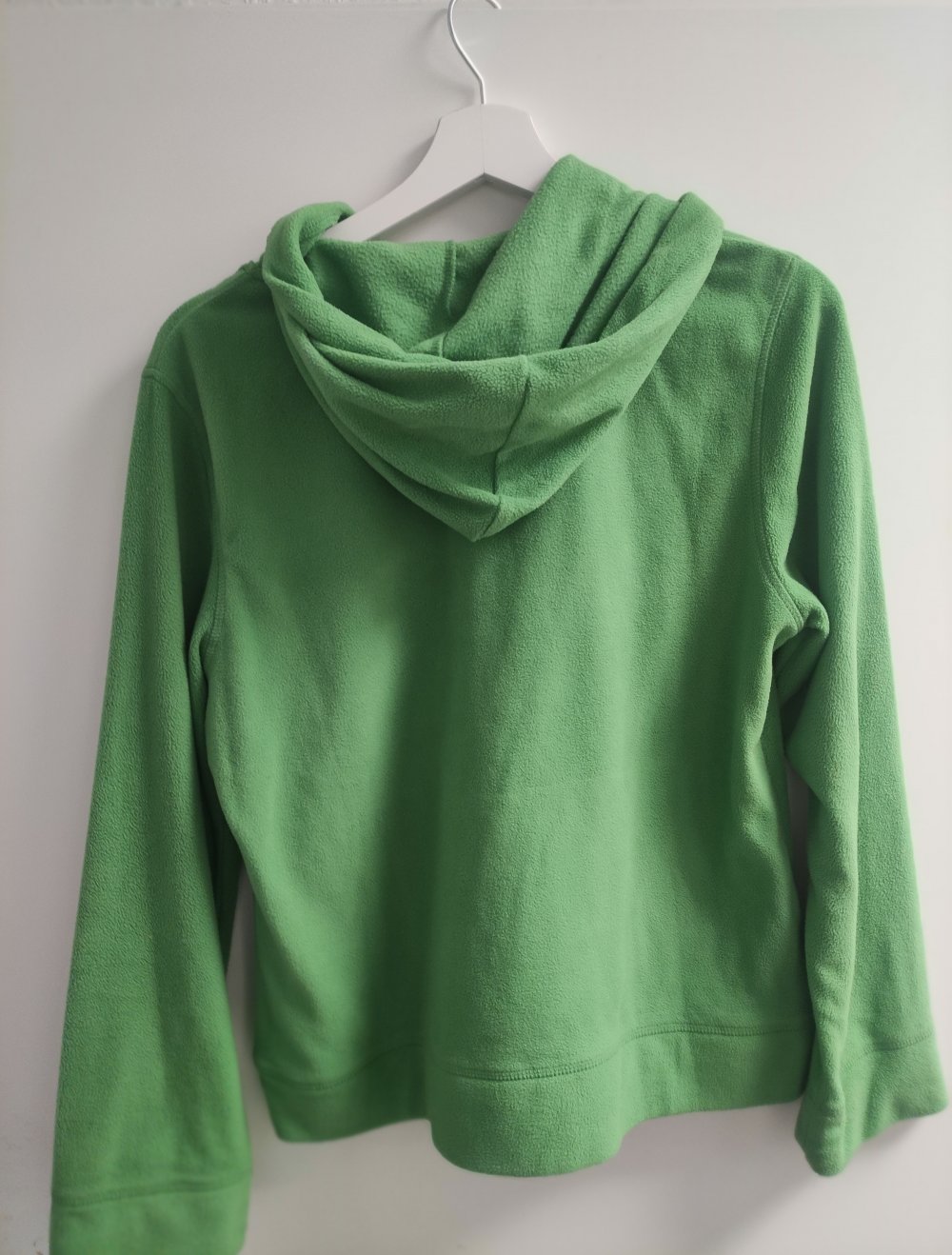 grüner fleechoodie Damen