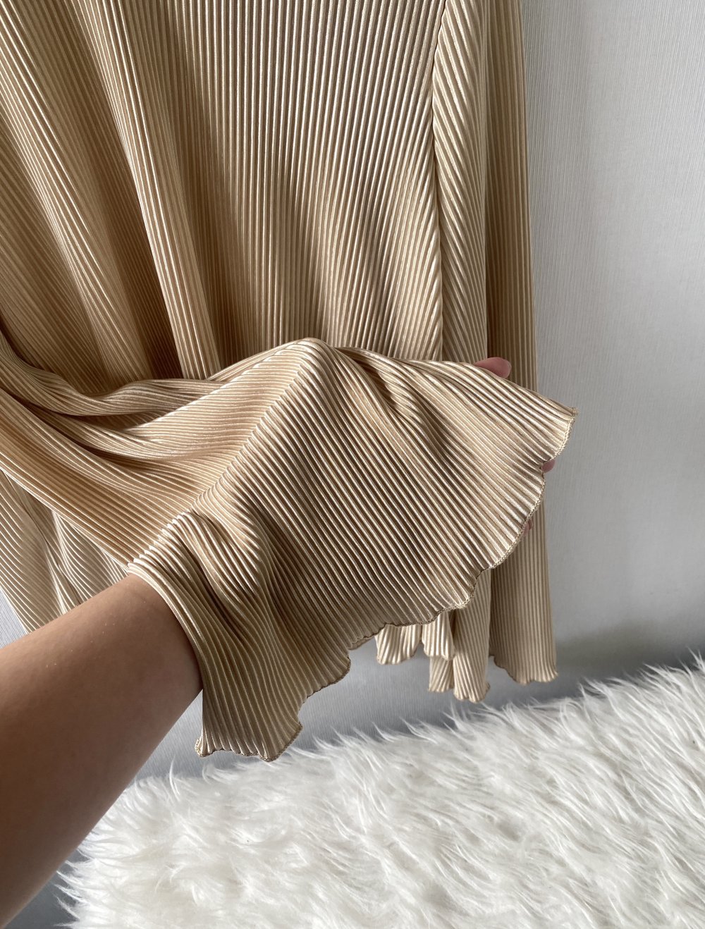 Beige Bluse
