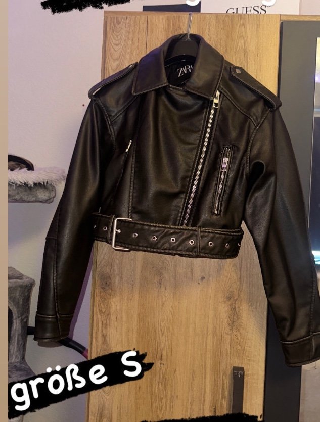 ganz neue Zara Lederjacke in der Größe S