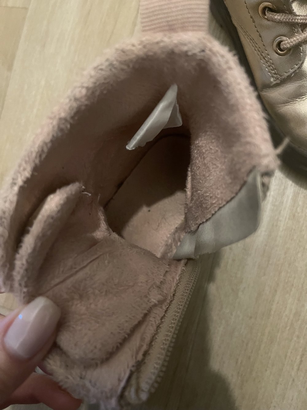 Schnürstiefel mit warmem Futter H&M