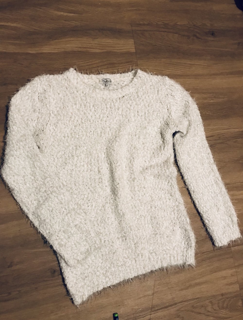 Weißer Strickpulli Gr.S