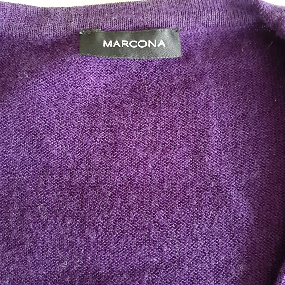 Marcona Wollpullover Kurzärmlig Cashmere S