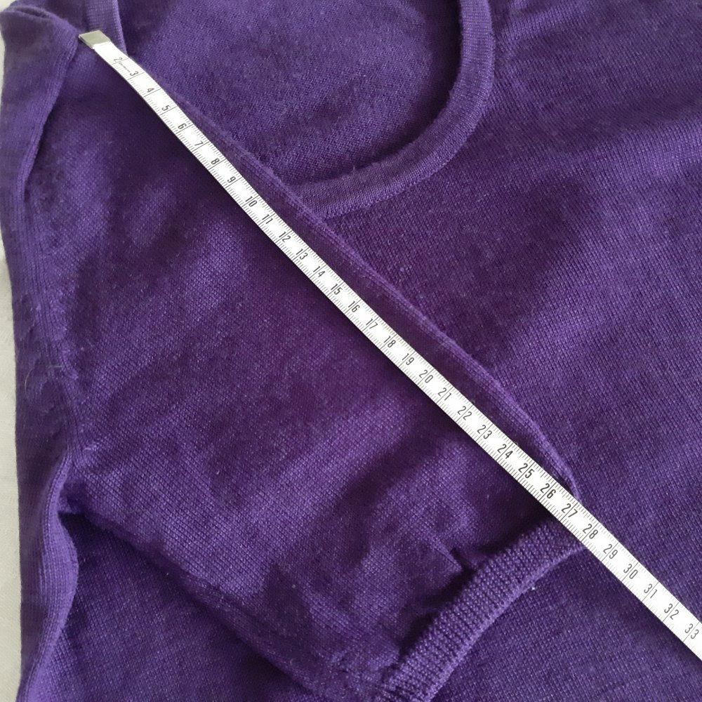 Marcona Wollpullover Kurzärmlig Cashmere S