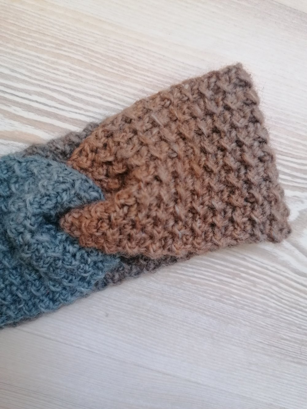 Stirnband gehäkelt