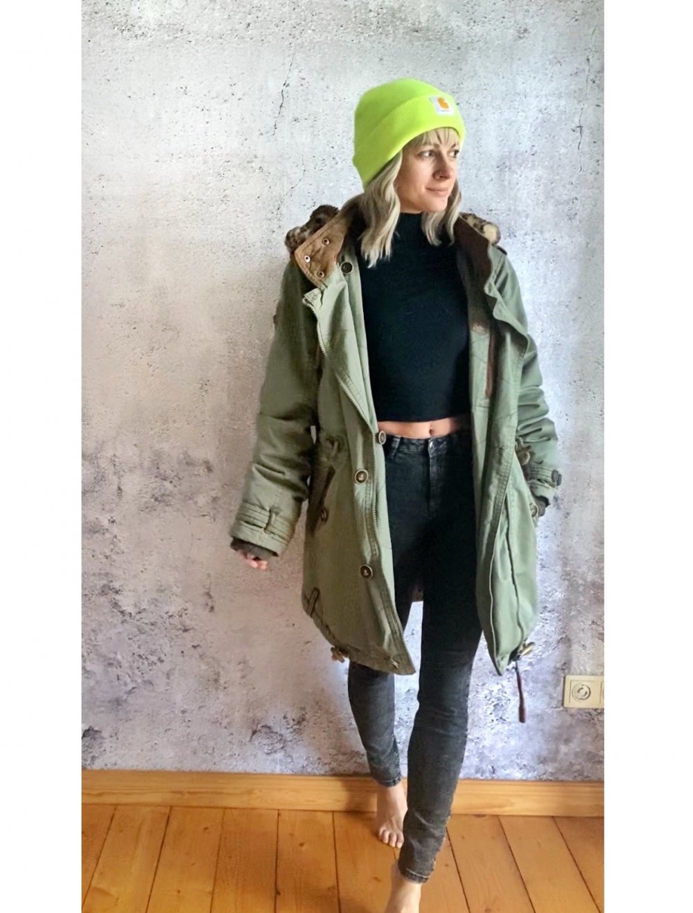 Jacke Mantel Wintermantel Winterjacke Naketano