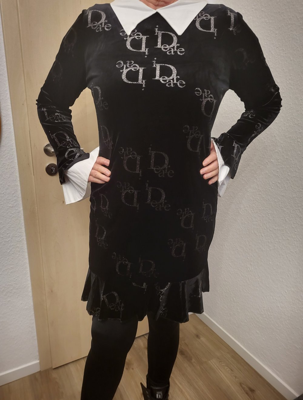 Samt Kleid