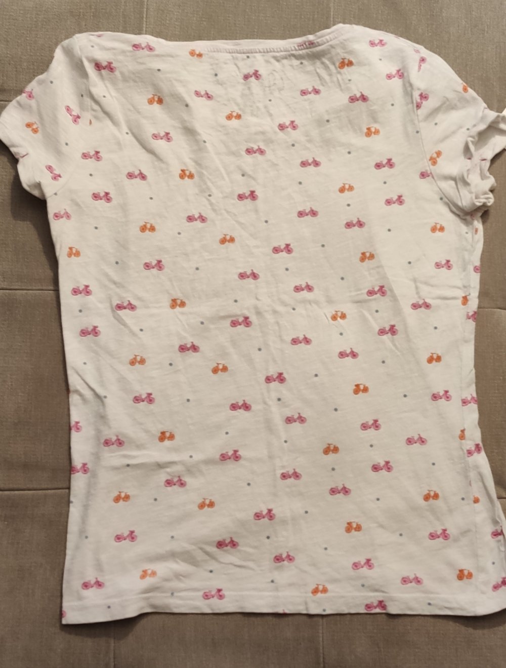 T-Shirt mit Fahrradmuster
