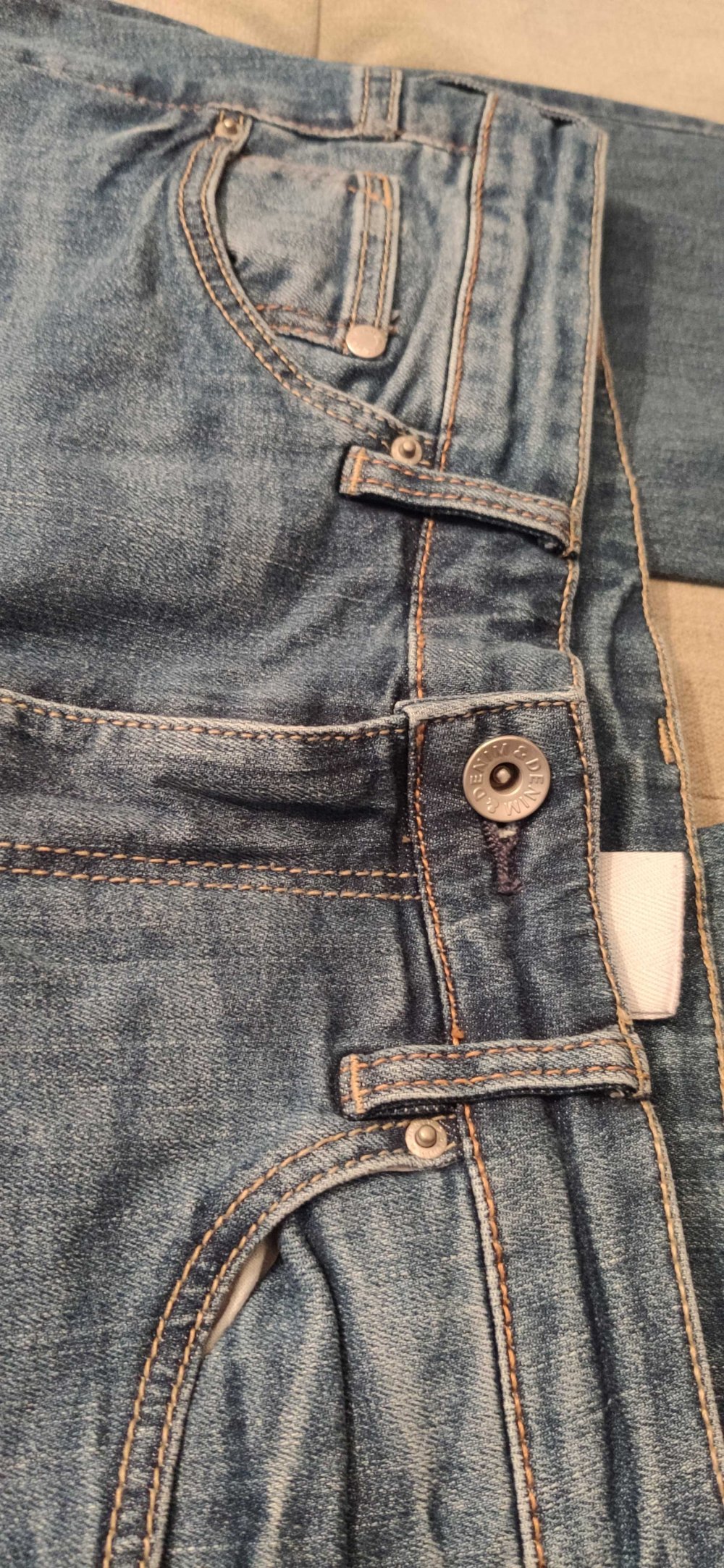 blaue Denim Damen-Jeans 29/34