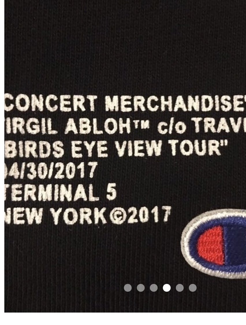 TRAVIS SCOTT X VIRGIL ABLOH (Off White ) x Champion Merchandise