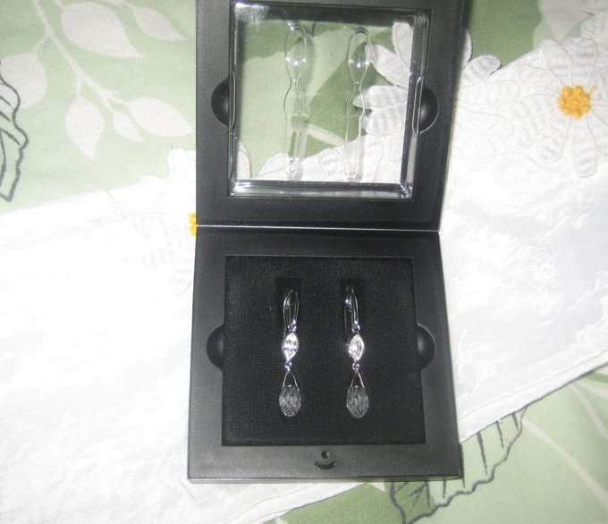 NEU Ohrhänger, Ohrhaken, Silber, Swarovski Kristalle