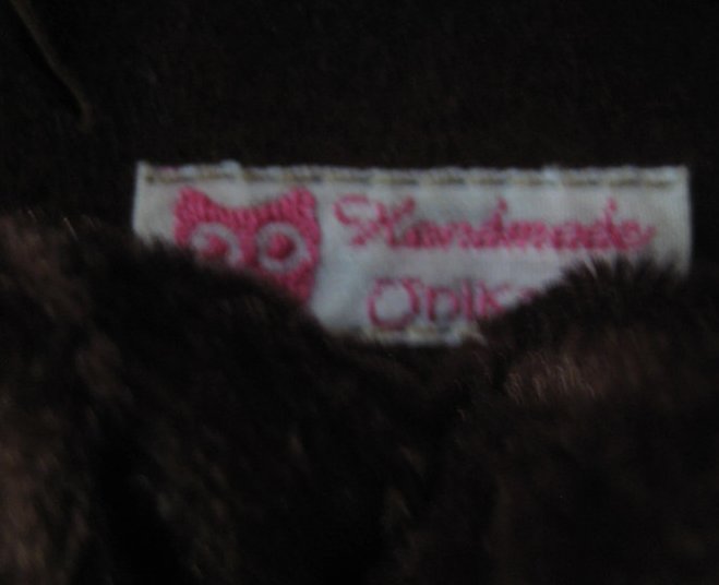 NEU hangdgemachter Haarschmuck Leder, Blüte an Rosette